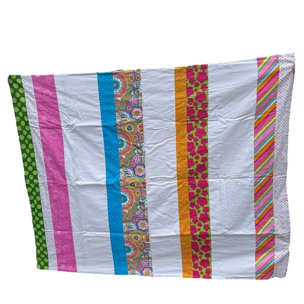 Boho Floral Baby Blanket Quilt Cotton Nursery Playmat 51” x 40” Bedding